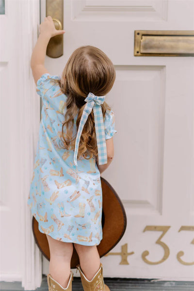 Boots Button Front Dress