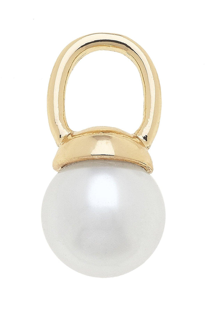 Pearl Drop Charm Ivory