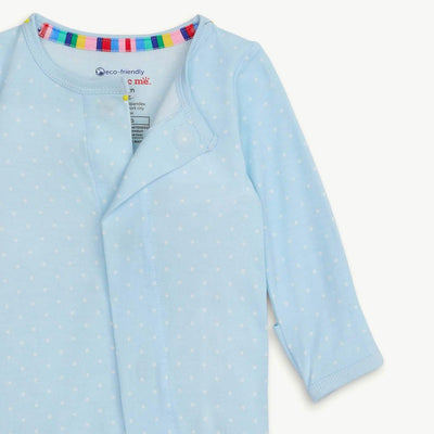 Blue Pin Dot Modal Magnetic Coverall