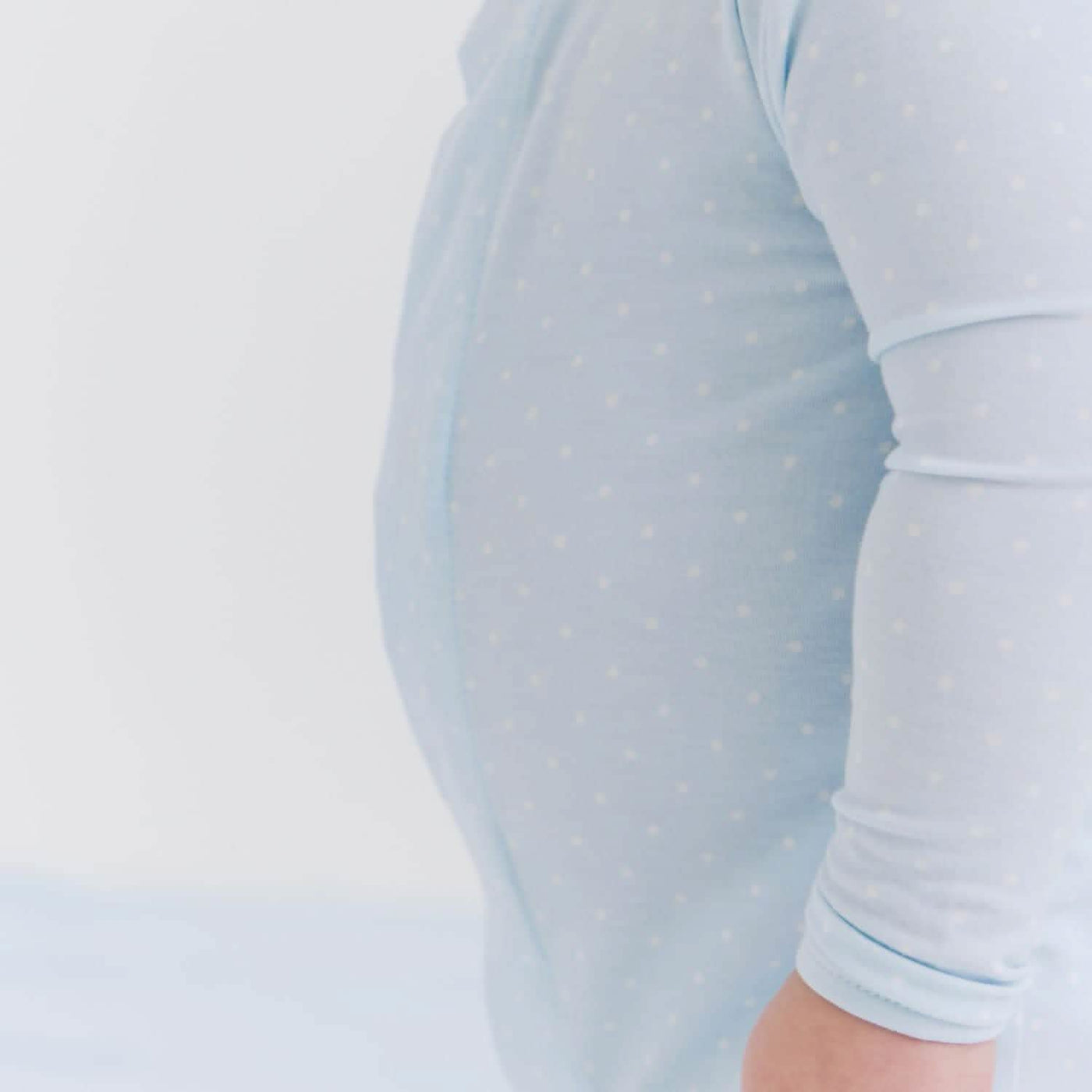 Blue Pin Dot Modal Magnetic Coverall