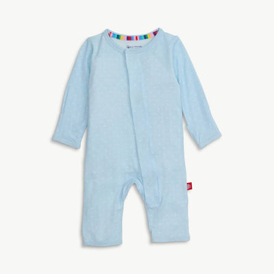 Blue Pin Dot Modal Magnetic Coverall