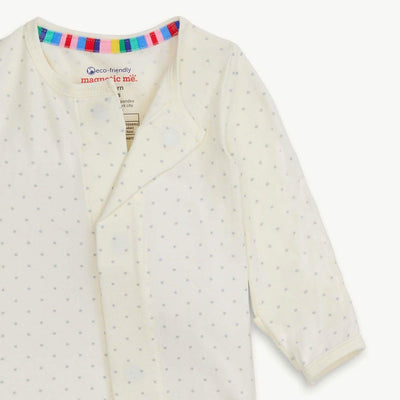 Pin Dot Cream Modal Magnetic Footie