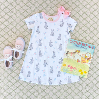 Polly Play Dress Broad Street Bunnies Palm BP