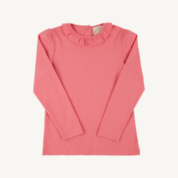 Reece Ruffle Top Parrot Cay Coral