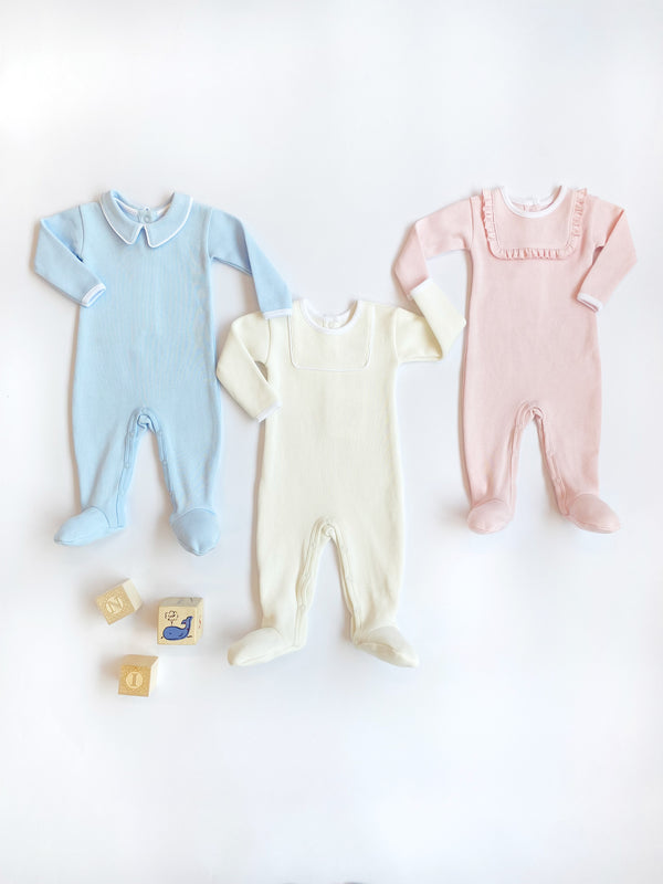 Rock Me Romper Palm Beach Pink, Worth Ave White