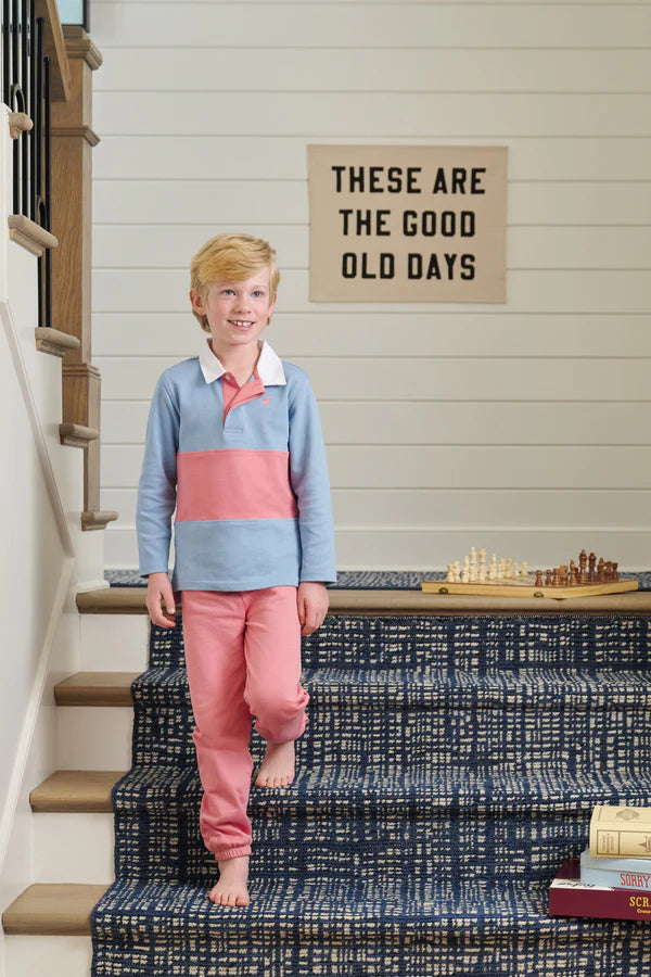Gates Sweenney Sweatpant Pima Nantucket Red, Worth Ave White