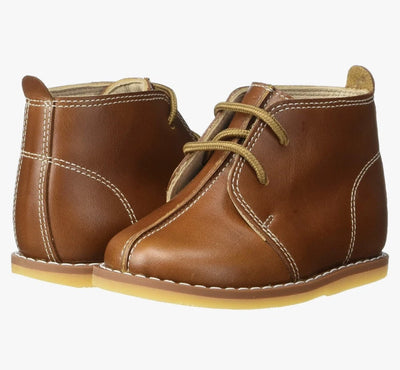 Bootie with Laces Brown