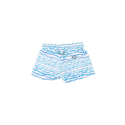 Girl's Beach Cruiser Shorts Wave Print