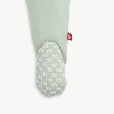 Sea Foam Magnetic Footie with Ruffles