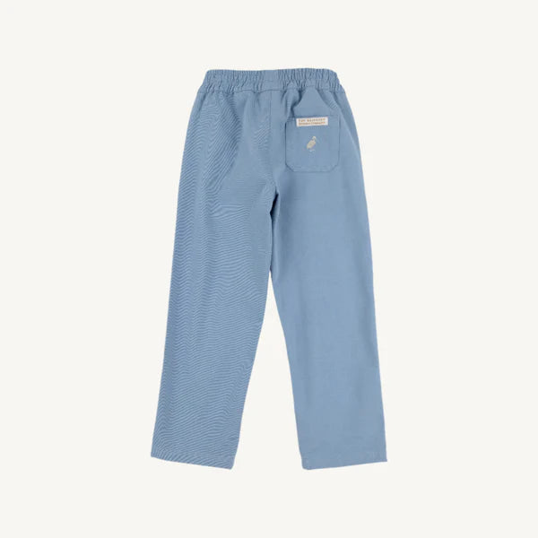 Sheffield Pants Twill Barrington Blue with Keeneland Khaki Stork
