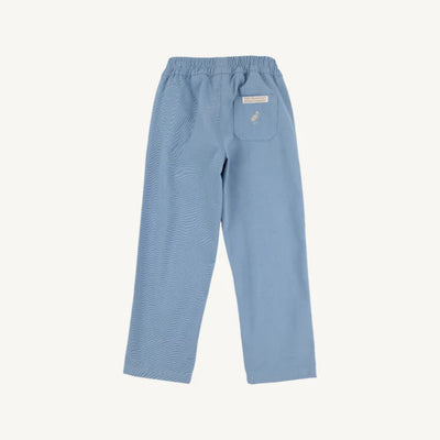 Sheffield Pants Twill Barrington Blue with Keeneland Khaki Stork