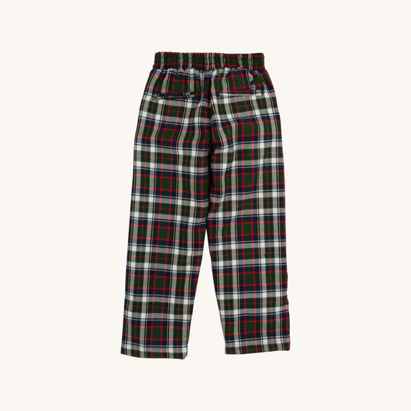Sheffield Pants Flannel Grant Park Plaid, Nantucket Navy