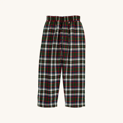 Sheffield Pants Flannel Grant Park Plaid, Nantucket Navy