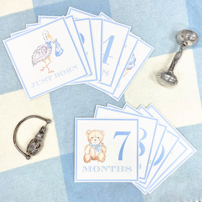 Sir Proper's Month Markers Buck Blue