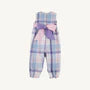 Sleeveless Rebecca Romper Peach Blossom Plaid Palm BP