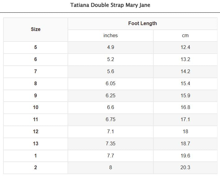 Tatiana Double Strap Mary Jane Spring Blue
