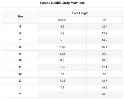 Tatiana Double Strap Mary Jane Spring Blue