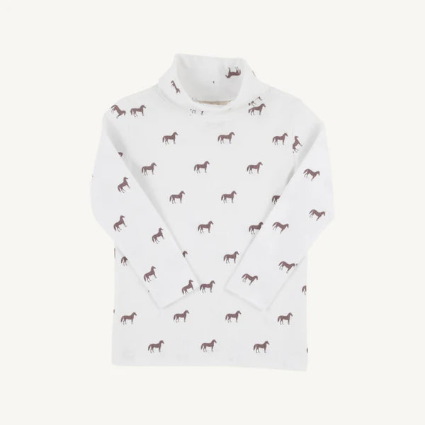 Tatum's Turtleneck Shirt Henry Clay Horses