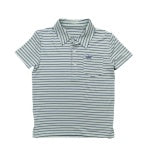 Banks SS Polo Light Blue Stripe