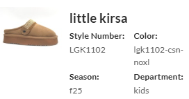 Little Kirsa Chestnut