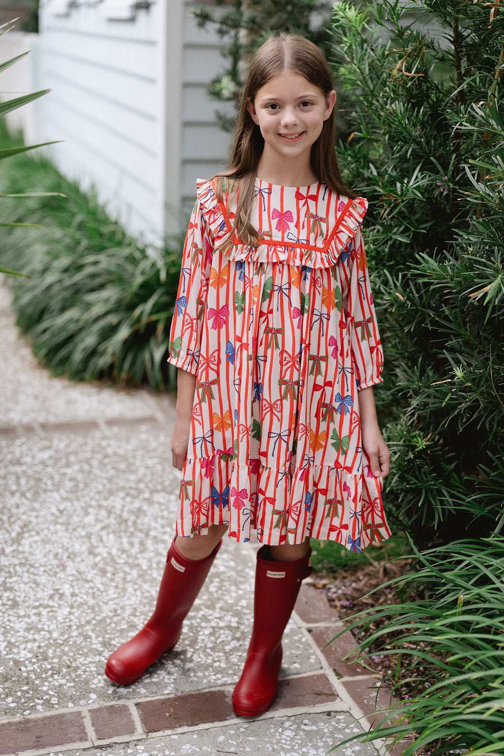 Blair Dress Bright Red