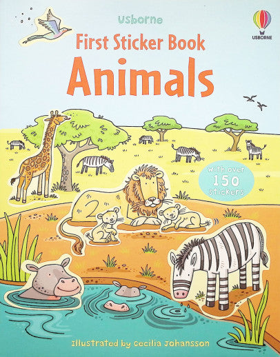 1st Sticker Book Animals