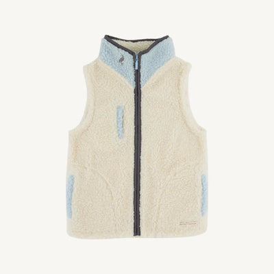 Van Camp Vest Sherpa Palmetto Pearl Buck Blue Grant Gray