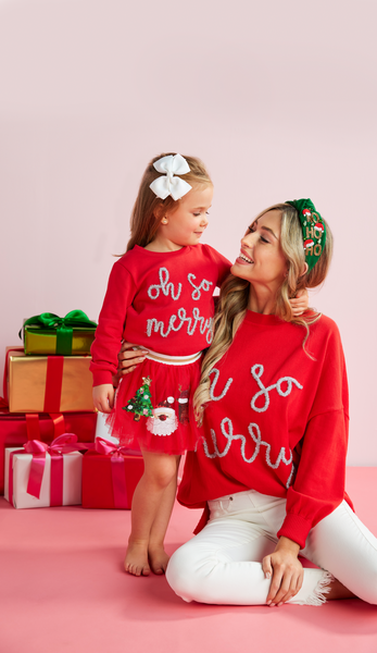 Ladies Oh So Merry Sweatshirt