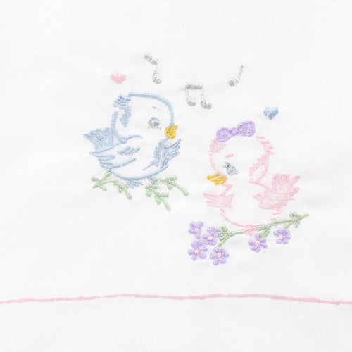 Lovebirds Receiving Blanket