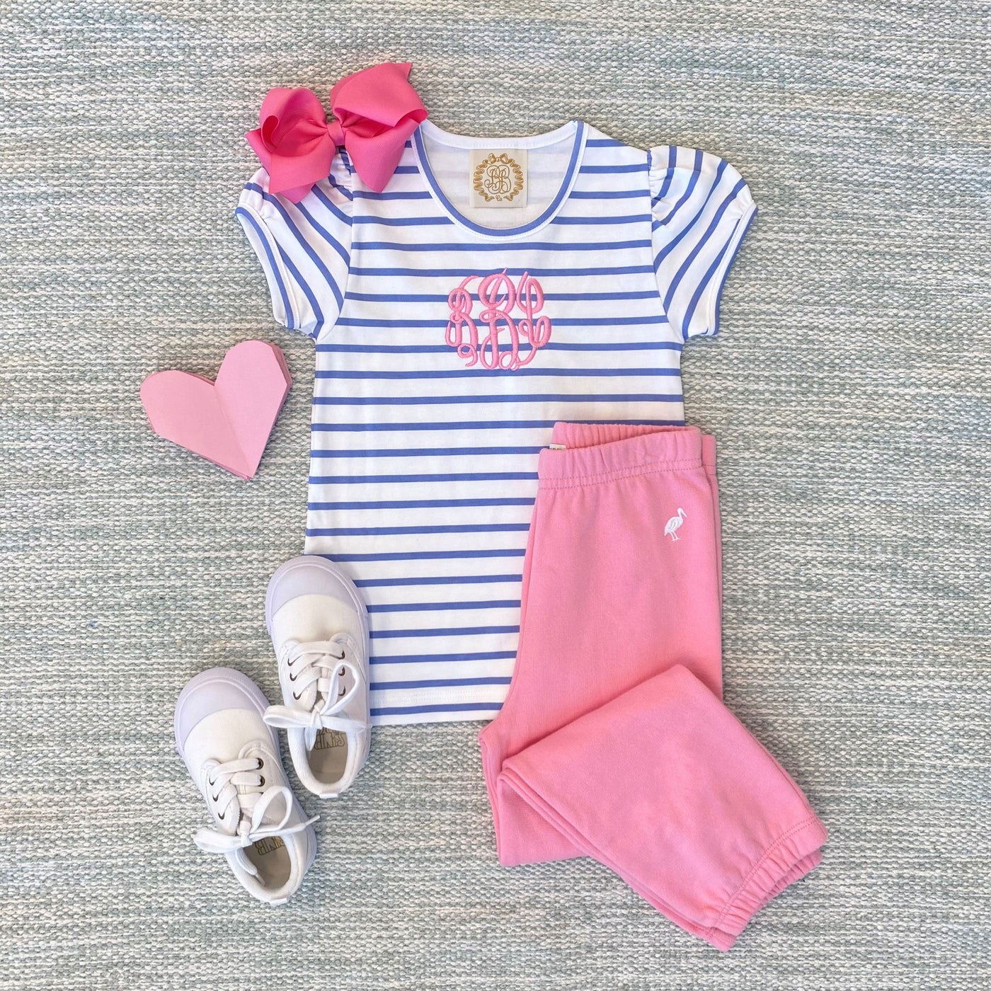 Penny's Play Shirt - Park City Periwinkle Stripe