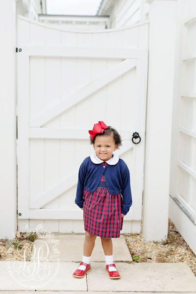 Cambridge Cropped Cardigan - Navy