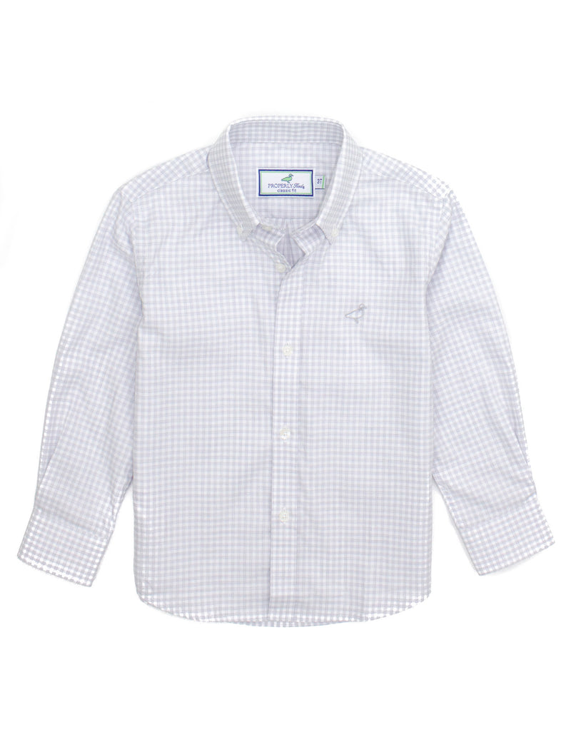 LD Park Ave Dress Shirt Smoke Check