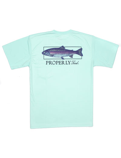 LD Performance SS Trout Tee Seafoam