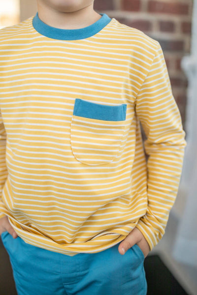 Sam Stripe Pocket T-Shirt Set