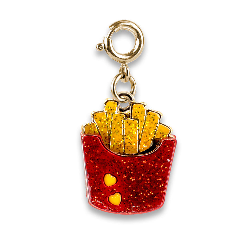 Charm It! Gold Glitter French Fries