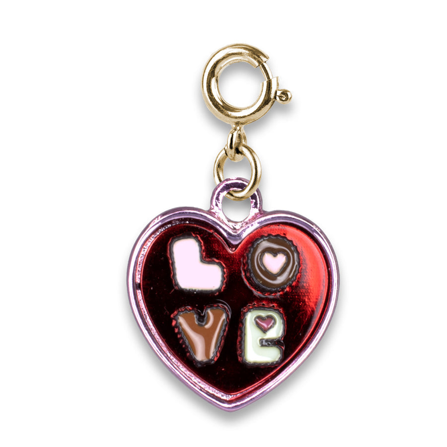Charm It! Gold Box of Chocolates Charm