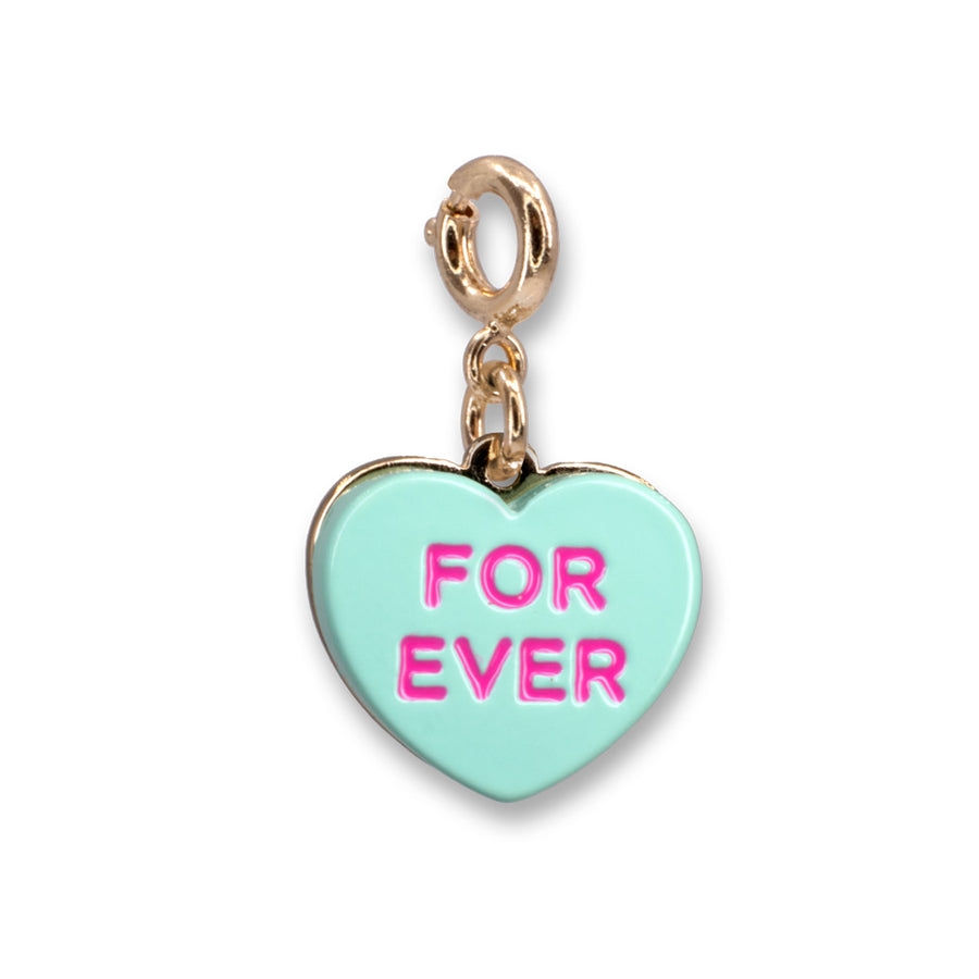 Charm It! Gold Candy Heart Charm