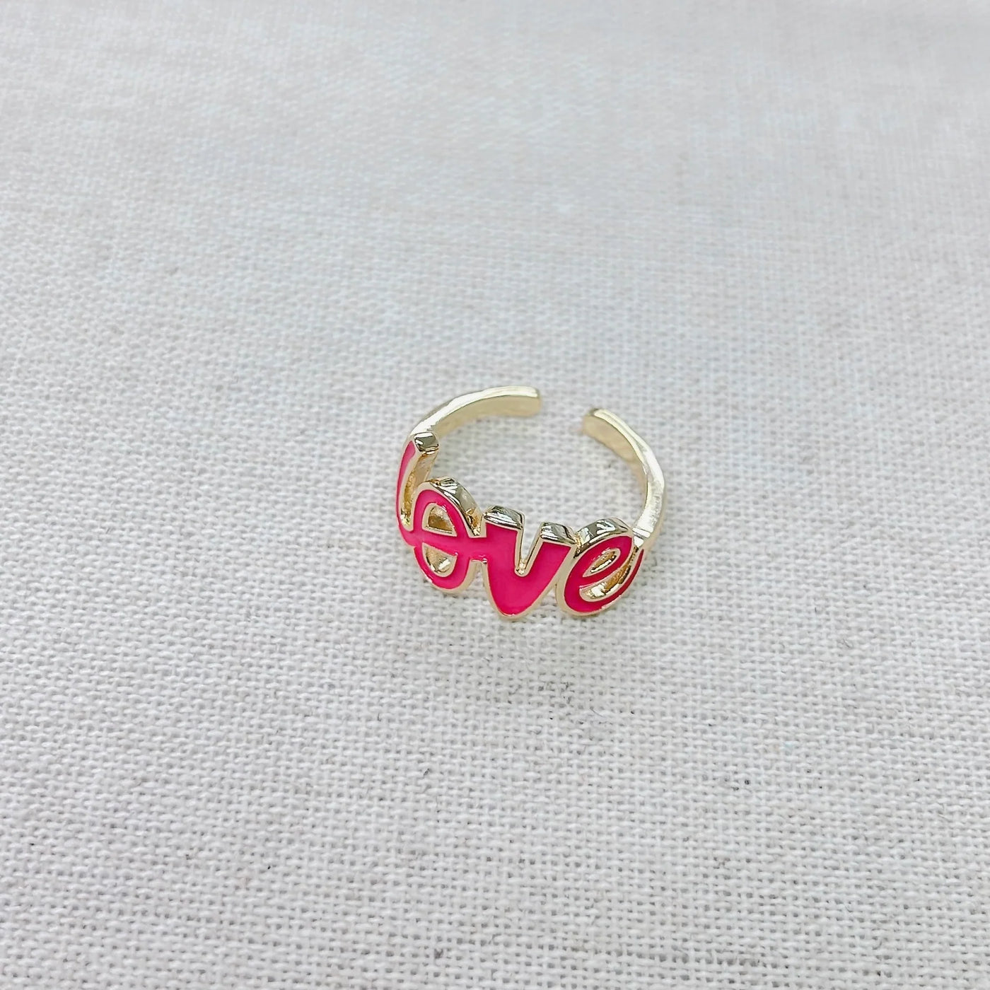 Love Hot Pink Ring