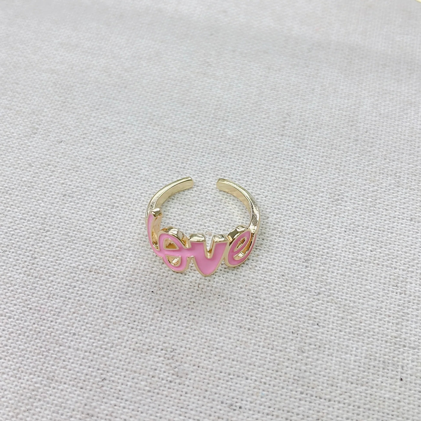 Love Pink Ring