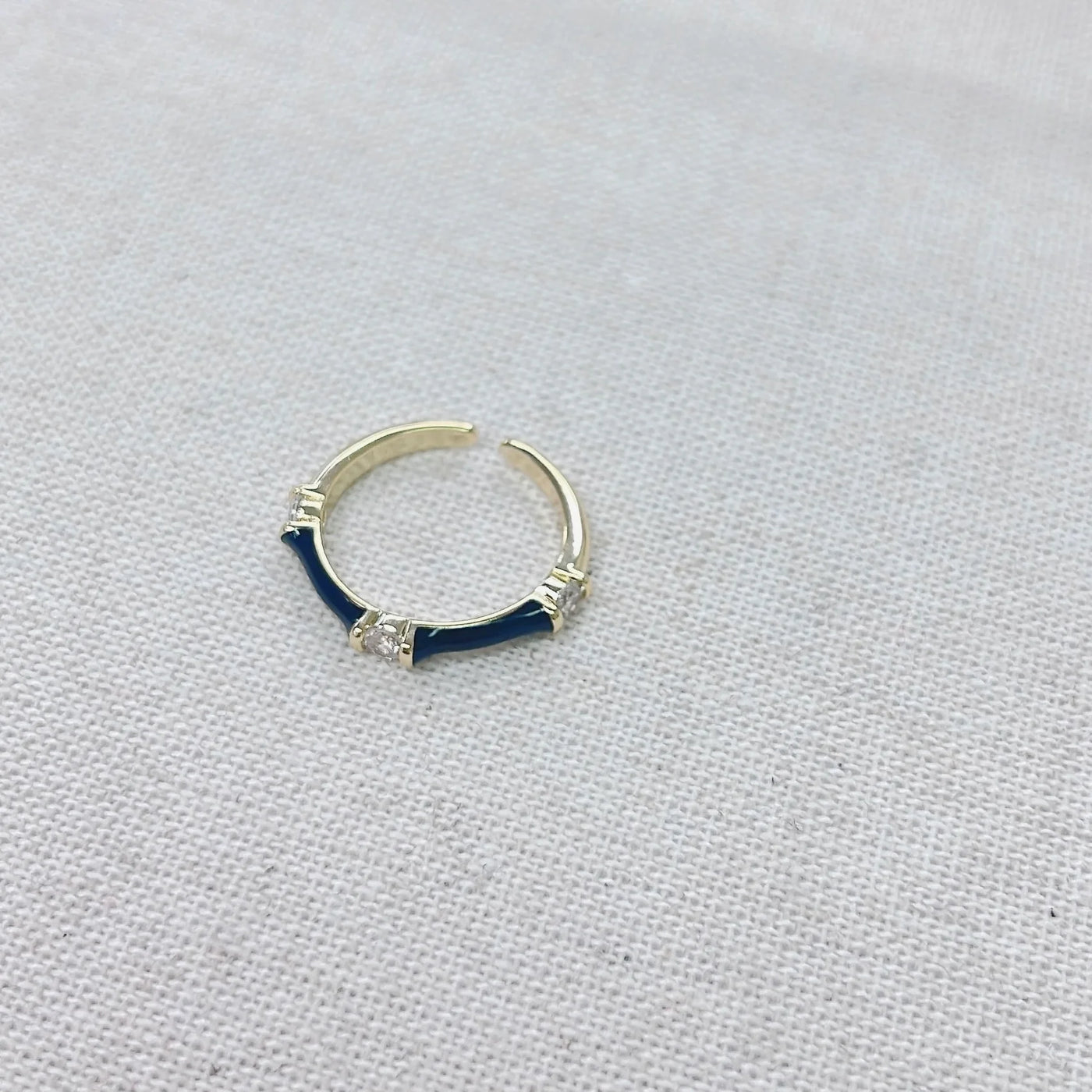 Black Bamboo Ring