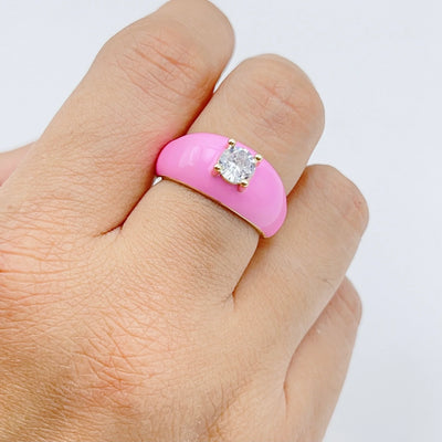 Clouds Enamel Ring One Size ( 2 Colors)