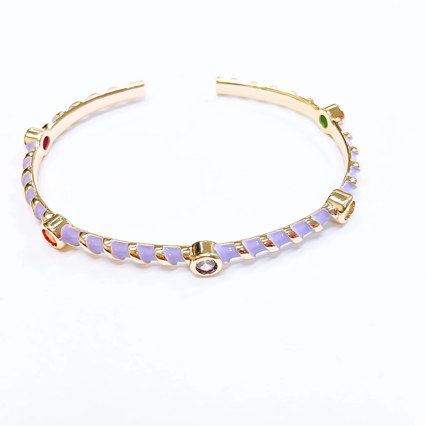 Twisted Lavender Bangle