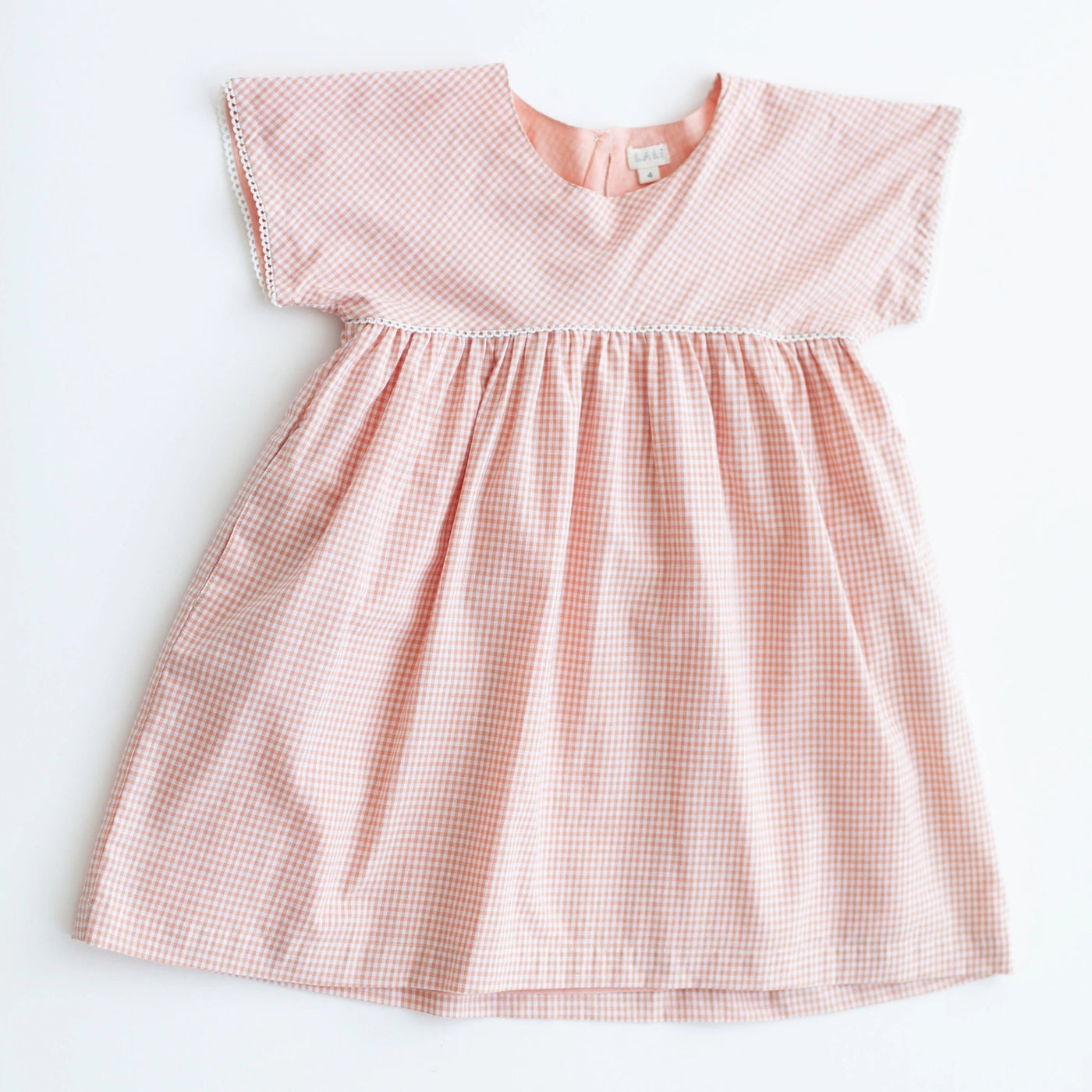 Gooseberry Dress - Peach Chex