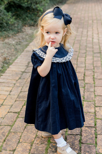 Navy Cord Fitz Windowpane Float