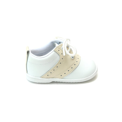 Saddle Shoe Style 2342 - White/Beige