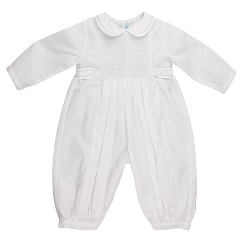 Smocked Longall -White