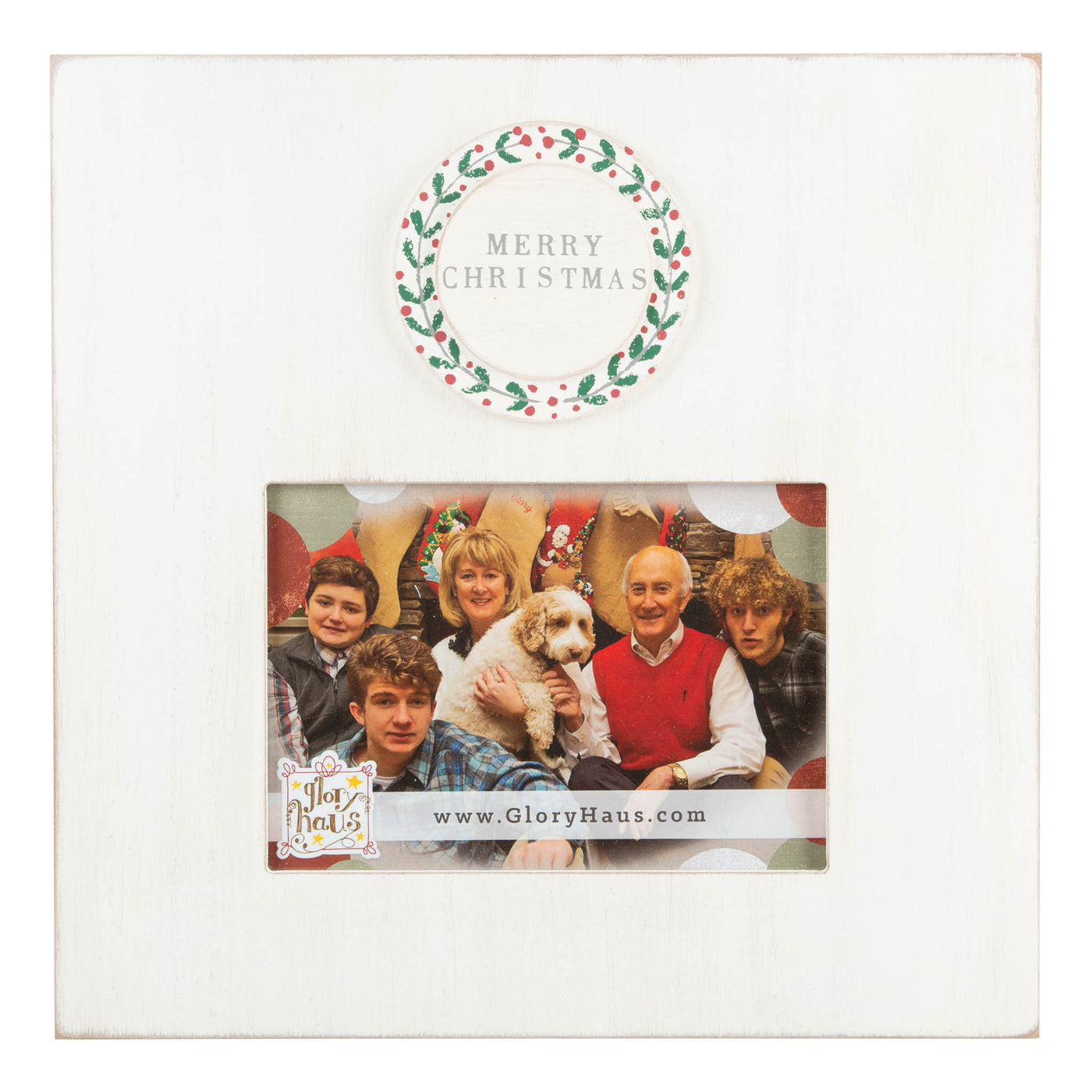 Merry Christmas Wreath Frame