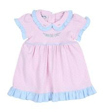 Celeste's Classics Emb Collared S/S Toddler Dress