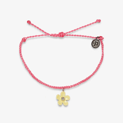 Pink Solstice - Enamel Flower Charm