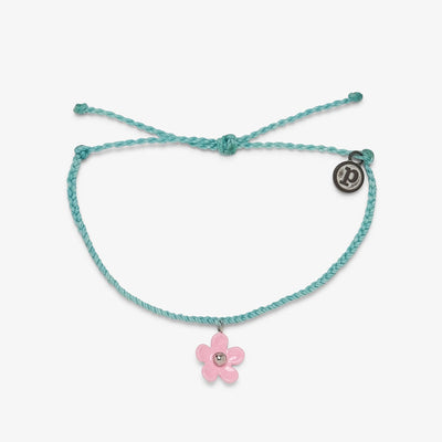Pink Solstice - Enamel Flower Charm